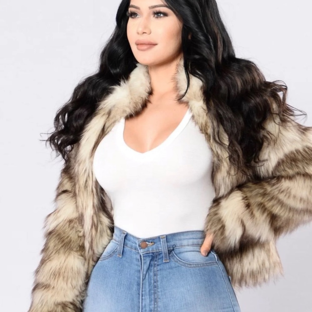 Fernanda Fur Coat- Natural